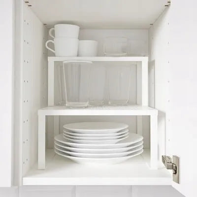 IKEA VARIERA įstatoma lentyna, balta, 32x28x16 cm