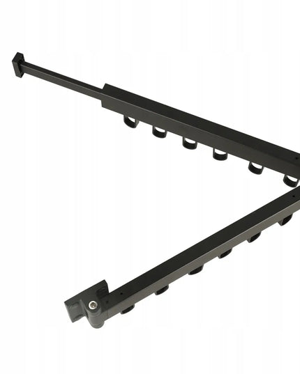 Ikonka KX3849 sieninė teleskopinė drabužių džiovykla, sulankstoma, juoda, 90 cm