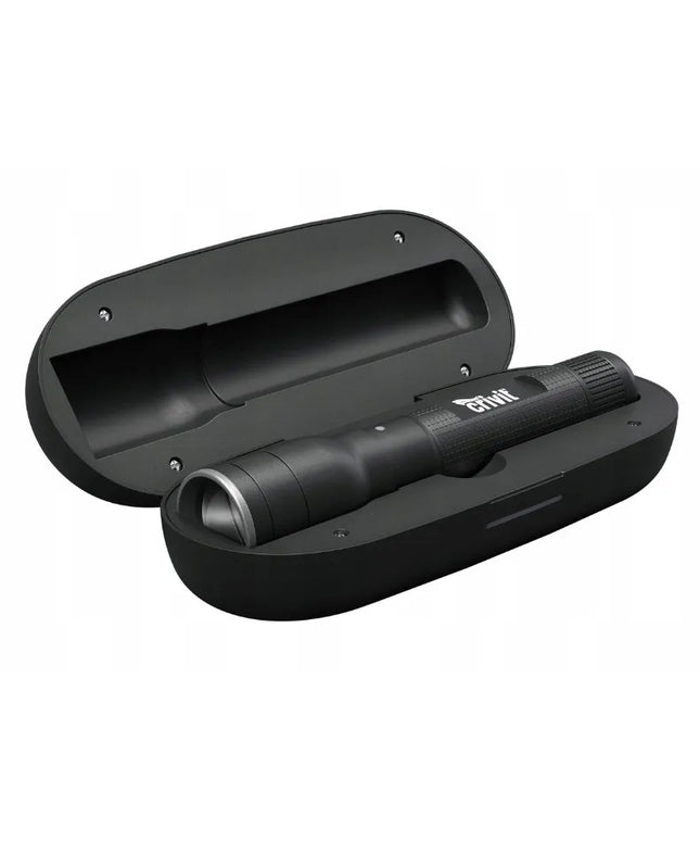 Įkraunamas Crivit žibintuvėlis su „Powerbank“ įkrovimo stotele, naujas