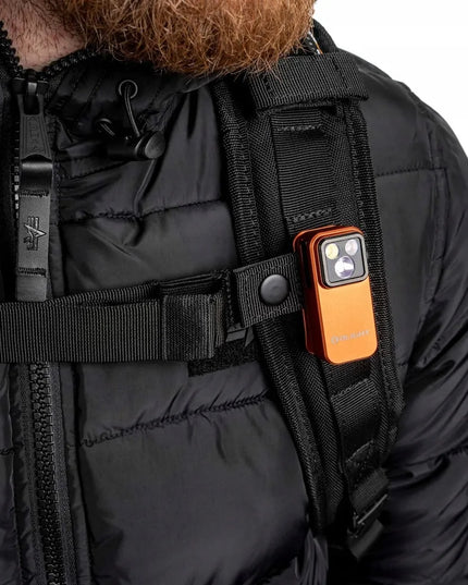 Įkraunamas EDC žibintuvėlis Olight Oclip Pro Orange 500 lm 6 dienų veikimas