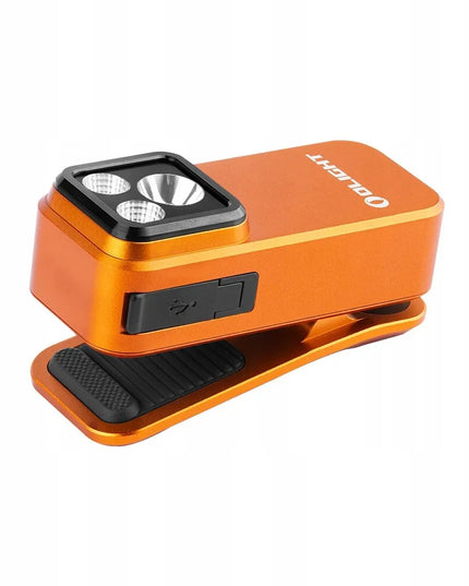 Įkraunamas EDC žibintuvėlis Olight Oclip Pro Orange 500 lm 6 dienų veikimas