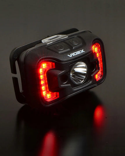 Įkraunamas LED priekinis žibintas Videx, 310lm, atsparus vandeniui IP65