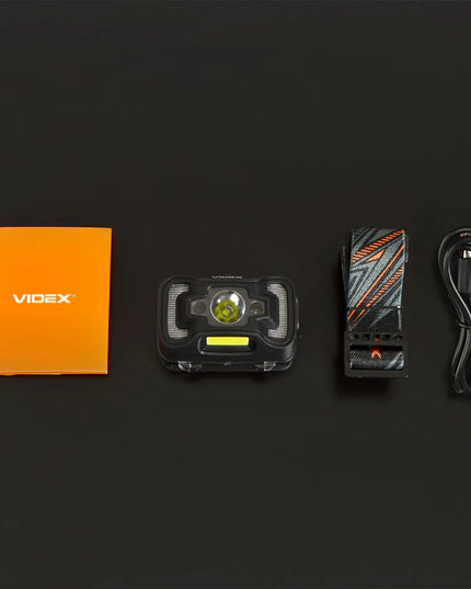 Įkraunamas LED priekinis žibintas Videx, 310lm, atsparus vandeniui IP65