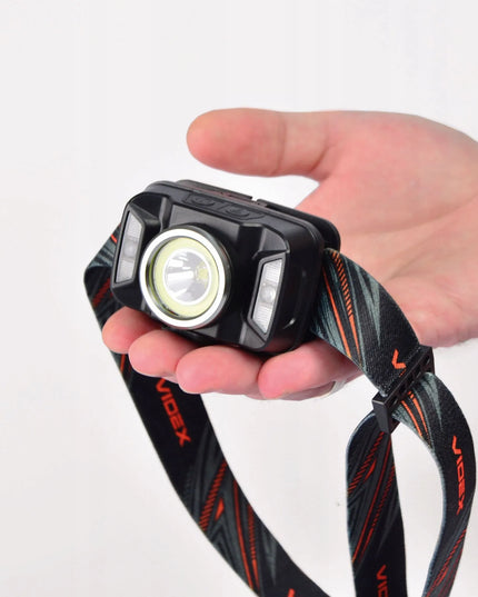 Įkraunamas LED priekinis žibintas Videx H035C 410lm IP65