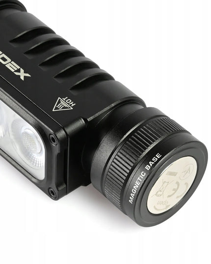 Įkraunamas LED priekinis žibintas Videx VLF-H066A, 2000 lm, 20W, atsparus vandeniui