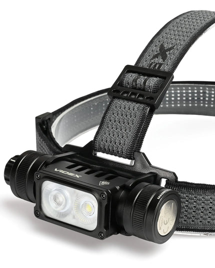 Įkraunamas LED priekinis žibintas Videx VLF-H066A, 2000 lm, 20W, atsparus vandeniui