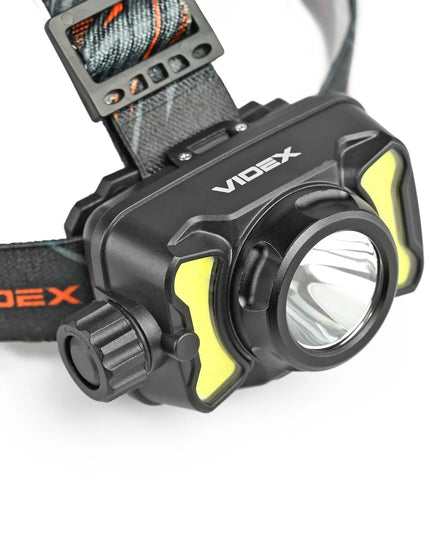 Įkraunamas LED priekinis žibintas Videx VLF-H147, 700 lm, IP55, juodas
