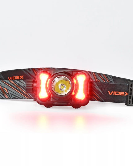 Įkraunamas LED priekinis žibintas Videx VLF-H147, 700 lm, IP55, juodas