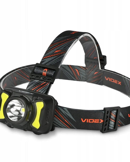 Įkraunamas LED priekinis žibintas Videx VLF-H147, 700 lm, IP55, juodas