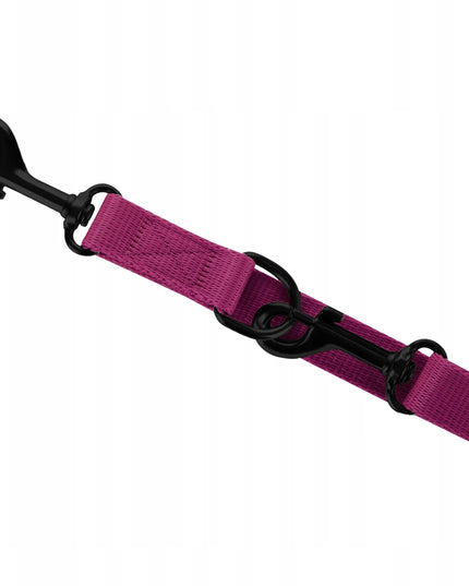 Ilga reguliuojama dresiruojamo tipo pavadėlis šunims Bordo |CHABA| Patvarus 20mm - 260cm