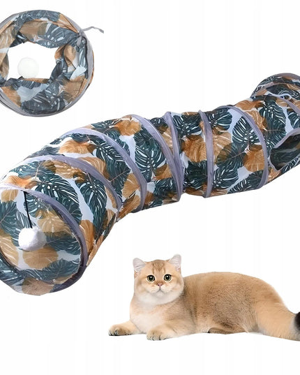 Ilgas 125cm čežantis tunelis katei su kamuoliuku ir langu