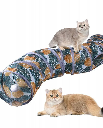 Ilgas 125cm čežantis tunelis katei su kamuoliuku ir langu
