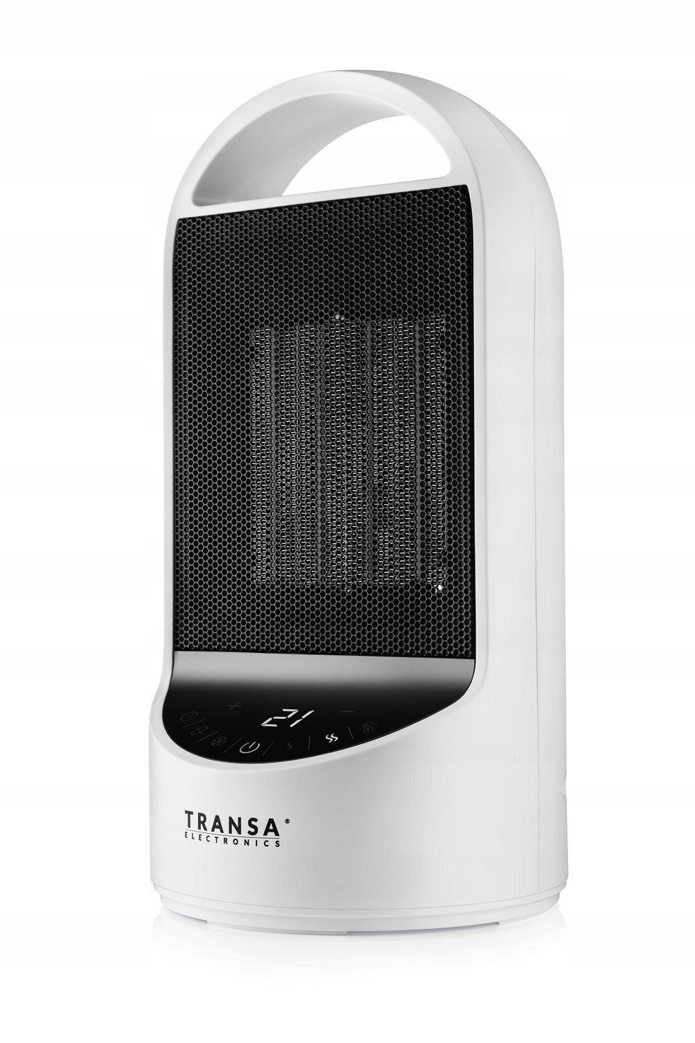 Keramikinis ventiliatorinis šildytuvas CERAMIO 1500W su termostatu, LCD paneliu, laikmačiu ir oscilacija
