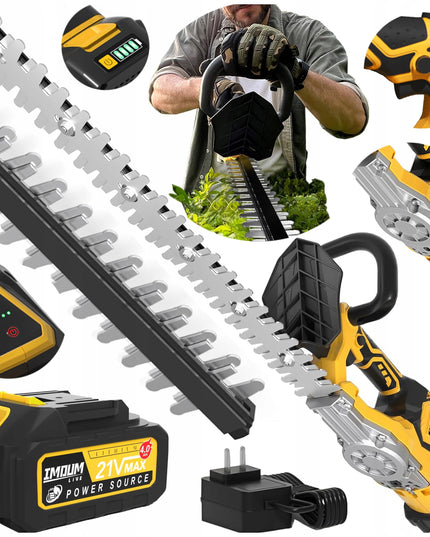 IMOUM LLJ50 akumuliatorinės gyvatvorių žirklės 21V 4.0Ah su akumuliatoriumi ir krovikliu