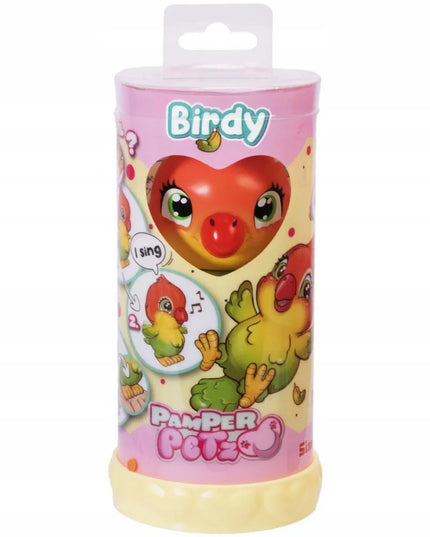 Interaktyvi dainuojanti papūgėlė Birdy 13 cm Pamper Petz garsai Simba