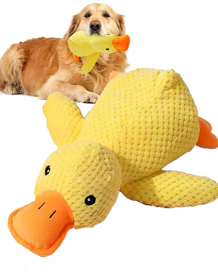 Interaktyvi girgždanti antis šunims – minkštas žaislas, 25 cm