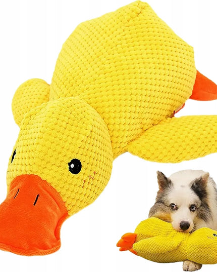 Interaktyvi girgždanti antis šunims – minkštas žaislas, 25 cm