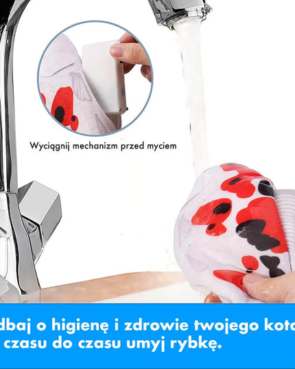 Interaktyvi šokinėjanti žuvis katėms Petinio Koi Kyoko