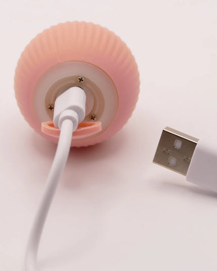 Interaktyvus išmanus kamuoliukas katėms su LED švieselėmis ir vibracija