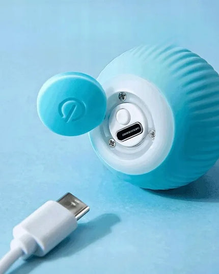 Interaktyvus kamuoliukas katėms – išmanusis USB žaislas