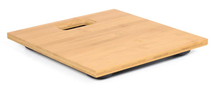 Interlook HD-2009-Bamboo-V2 vonios svarstyklės iš natūralaus bambuko su LED ekranu ir termometru