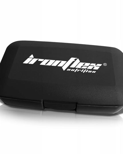 IRONFLEX tablečių ir kapsulių dėžutė organizatorius