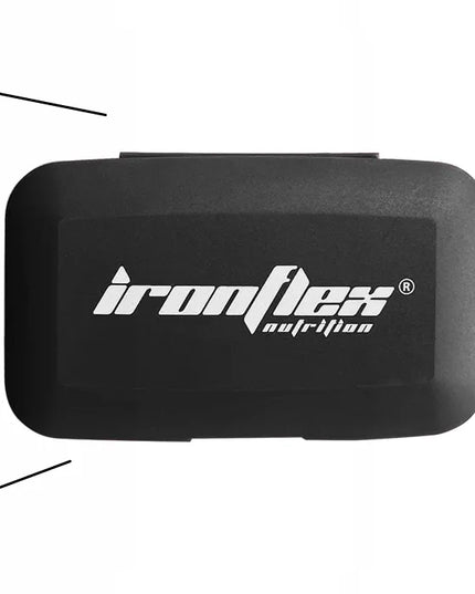 IRONFLEX tablečių ir kapsulių dėžutė organizatorius