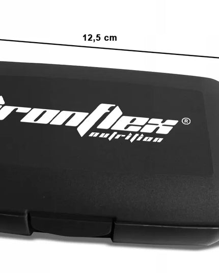 IRONFLEX tablečių ir kapsulių dėžutė organizatorius