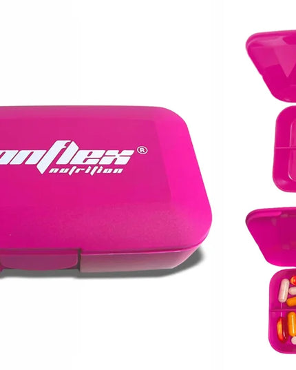 IRONFLEX tablečių ir kapsulių organizatorius, piliulių dėžutė