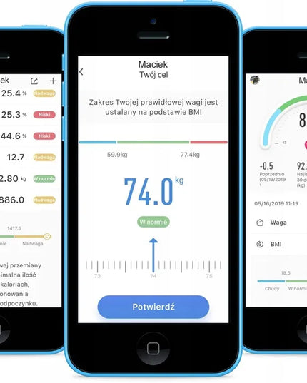 Išmaniosios Bluetooth vonios svarstyklės su kūno analizės funkcija 25in1, suderinamos su Android ir iOS