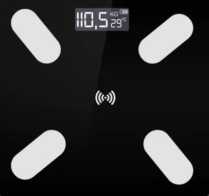 Išmaniosios Bluetooth vonios svarstyklės su kūno analizės funkcija 25in1, suderinamos su Android ir iOS