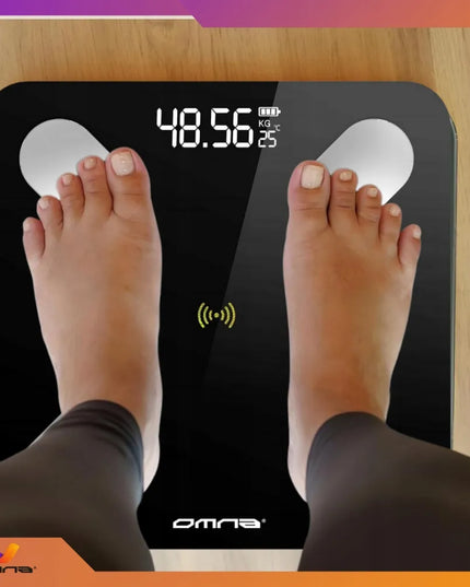 Išmaniosios diagnostinės vonios svarstyklės Omna SMART BALANCE Bluetooth iki 180 kg