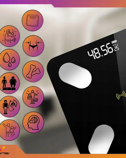 Išmaniosios diagnostinės vonios svarstyklės Omna SMART BALANCE Bluetooth iki 180 kg