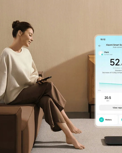 Išmaniosios vonios svarstyklės Xiaomi Mi Smart Scale S200 – pilkos