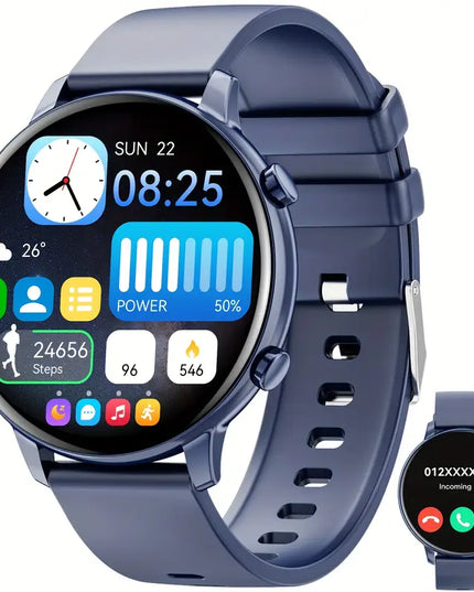 Išmanusis laikrodis moterims su belaidėmis skambučių funkcijomis, 3,53 cm ekranas, 100+ sporto režimų, su balso asistentu