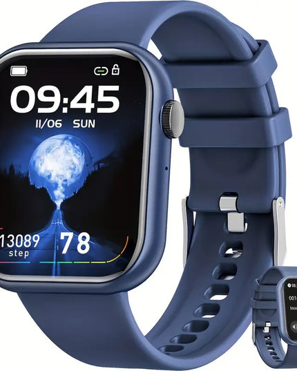 2025 Išmanusis Laikrodis su Skambinimo Funkcija, 1,85 Colio Ekranas, Fitneso Stebėjimas, Tinka Android ir iPhone