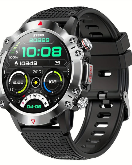 Išmanusis laikrodis su sporto režimais, muzikos valdymu, orų prognoze ir 1.39 colių IPS ekranu – suderinamas su Android ir iPhone