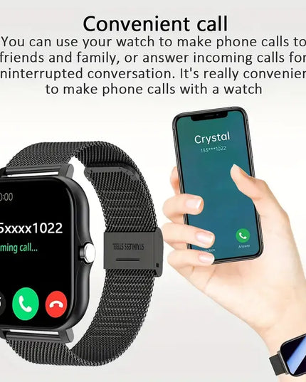 Išmanusis Laikrodis Y13 – Skambinimas ir Fitneso Stebėjimas Android ir iOS Telefonams