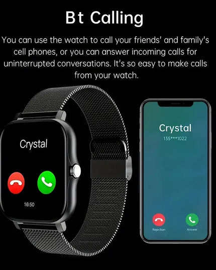 Išmanusis Laikrodis Y13 – Skambinimas ir Fitneso Stebėjimas Android ir iOS Telefonams