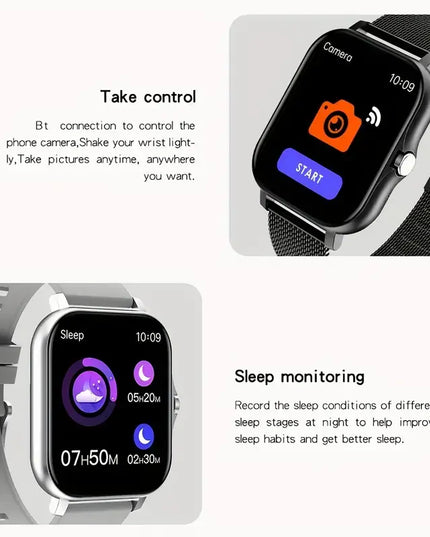 Išmanusis Laikrodis Y13 – Skambinimas ir Fitneso Stebėjimas Android ir iOS Telefonams