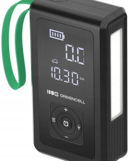 Išorinė baterija, automobilinis paleidiklis ir kompresorius Green Cell PowerBoost Air 8000mAh