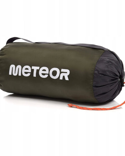 Itin lengvas pripučiamas turistinis čiužinys Meteor 190x56x4 1-viečio su kojine pompa