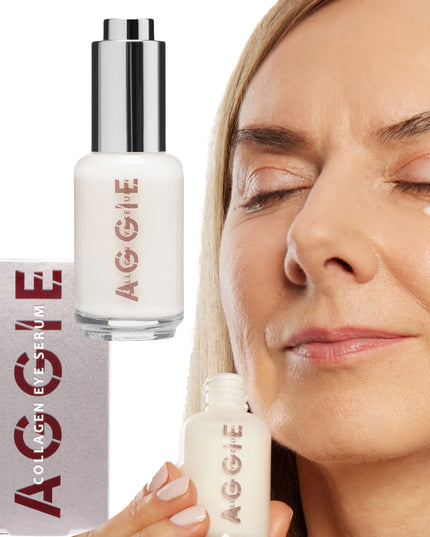 Jauninantis paakių serumas Aggie 30ml su kolagenu, stangrinantis ir mažinantis raukšles