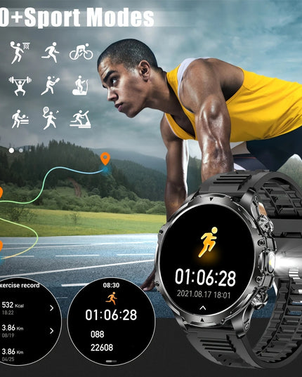 JELLOO vyriškas išmanusis laikrodis – sportiškas stilius ir išmani funkcija viename