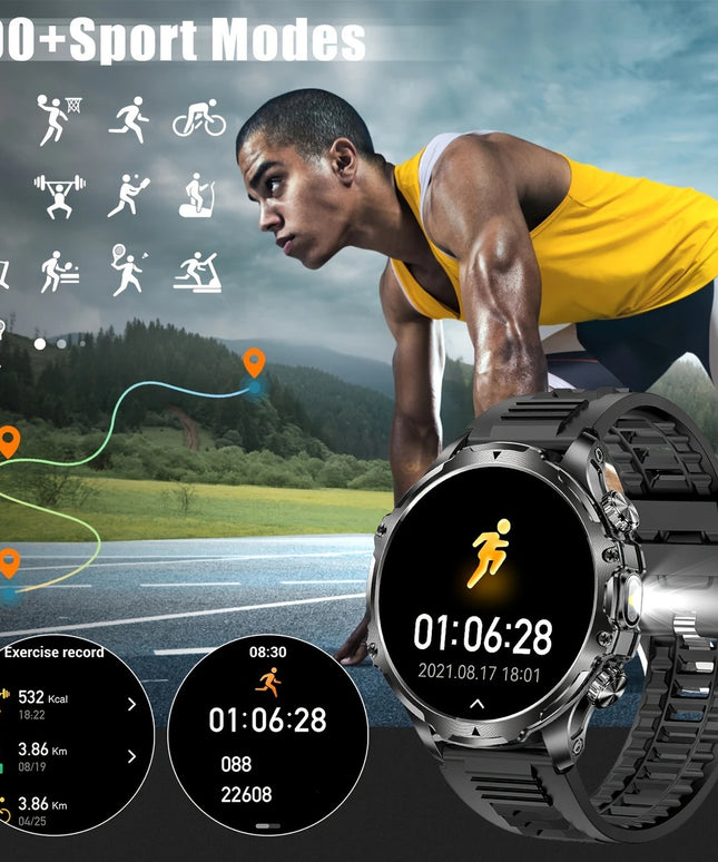 JELLOO vyriškas išmanusis laikrodis – sportiškas stilius ir išmani funkcija viename