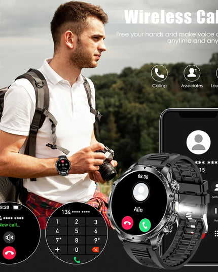 JELLOO vyriškas išmanusis laikrodis – sportiškas stilius ir išmani funkcija viename