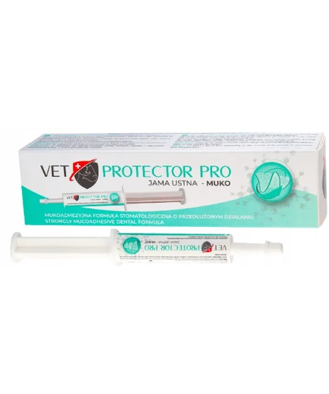 JM SANTE VET PROTECTOR PRO burnos ertmės priežiūros priemonė Muko šunims ir katėms 15 ml