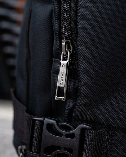 Kelioninė kuprinė 40x20x25 lėktuvui RYANAIR lengvas rankinis bagažas ZAGATTO - Juoda