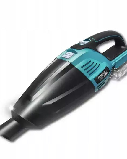 Juodas akumuliatorinis rankinis automobilinis dulkių siurblys – DEDRA SAS+ALL – 18V