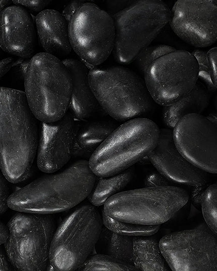 Juodi dekoratyviniai akmenukai NERO, skirti sodui, vazonams ir interjerui
